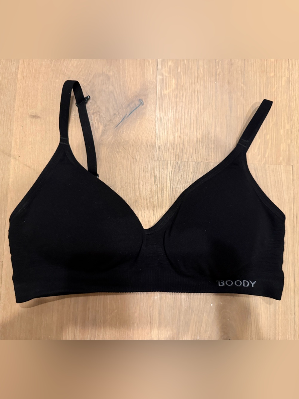 BOODY Black Seamless Comfort Bra